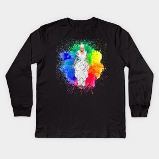 RuPaul - Rainbow Queen Kids Long Sleeve T-Shirt